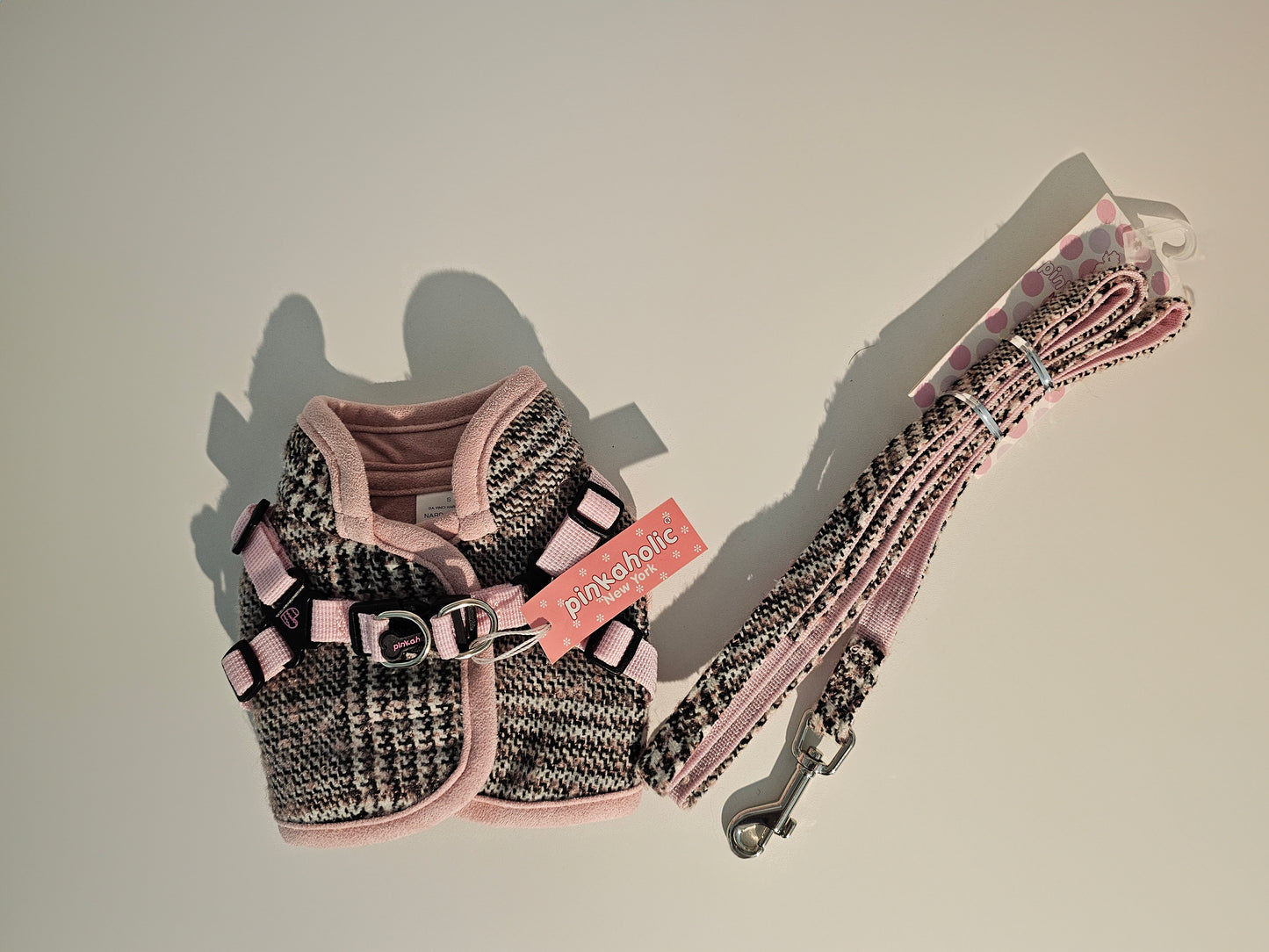 Pinkaholic New York  Davinci petnešos + pavadėlis