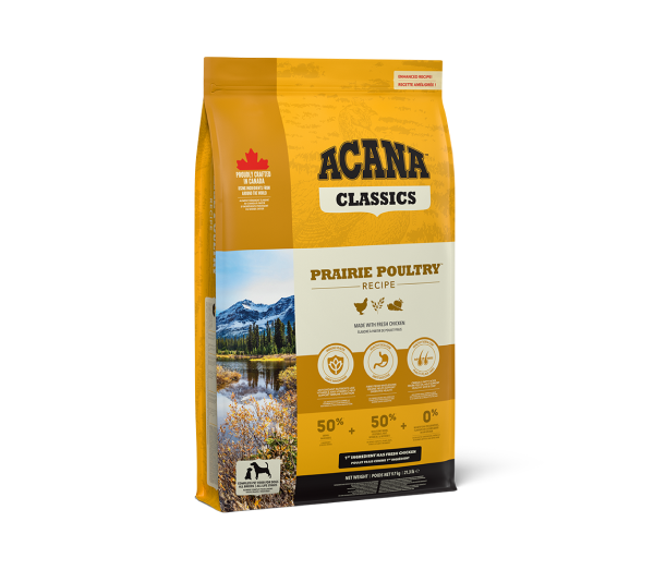 ACANA Classics Prairie Poultry sausas maistas šunims 9,7 kg su paukštiena