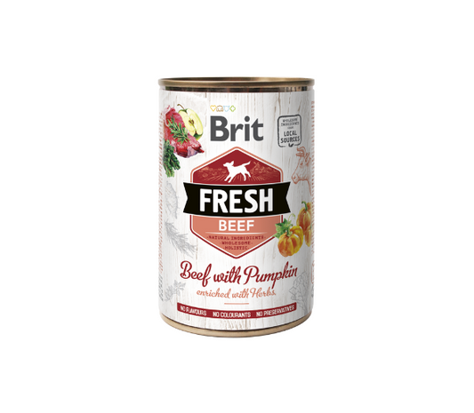 Brit Fresh konservai šunims Beef&Pumpkin 400 g