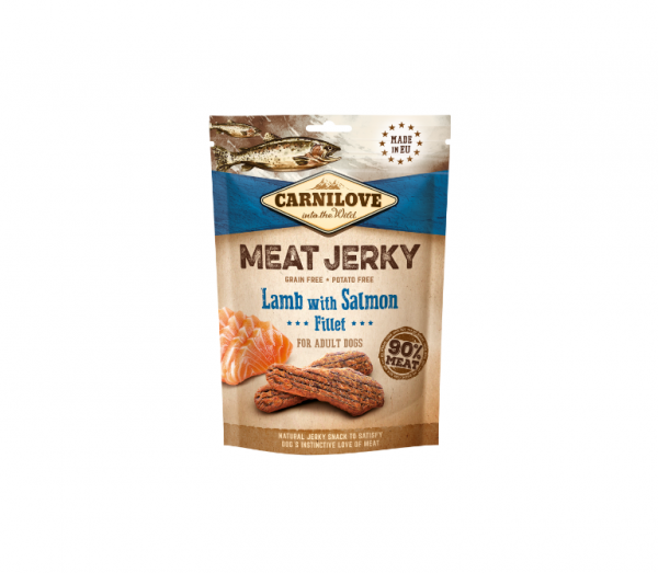 Carnilove Dog skanėstas Jerky Lamb&Salmon Fillet 100 g