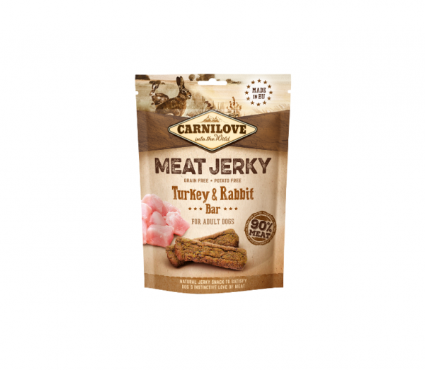 Carnilove Dog skanėstas Jerky Rabbit & Turkey Bar 100 g