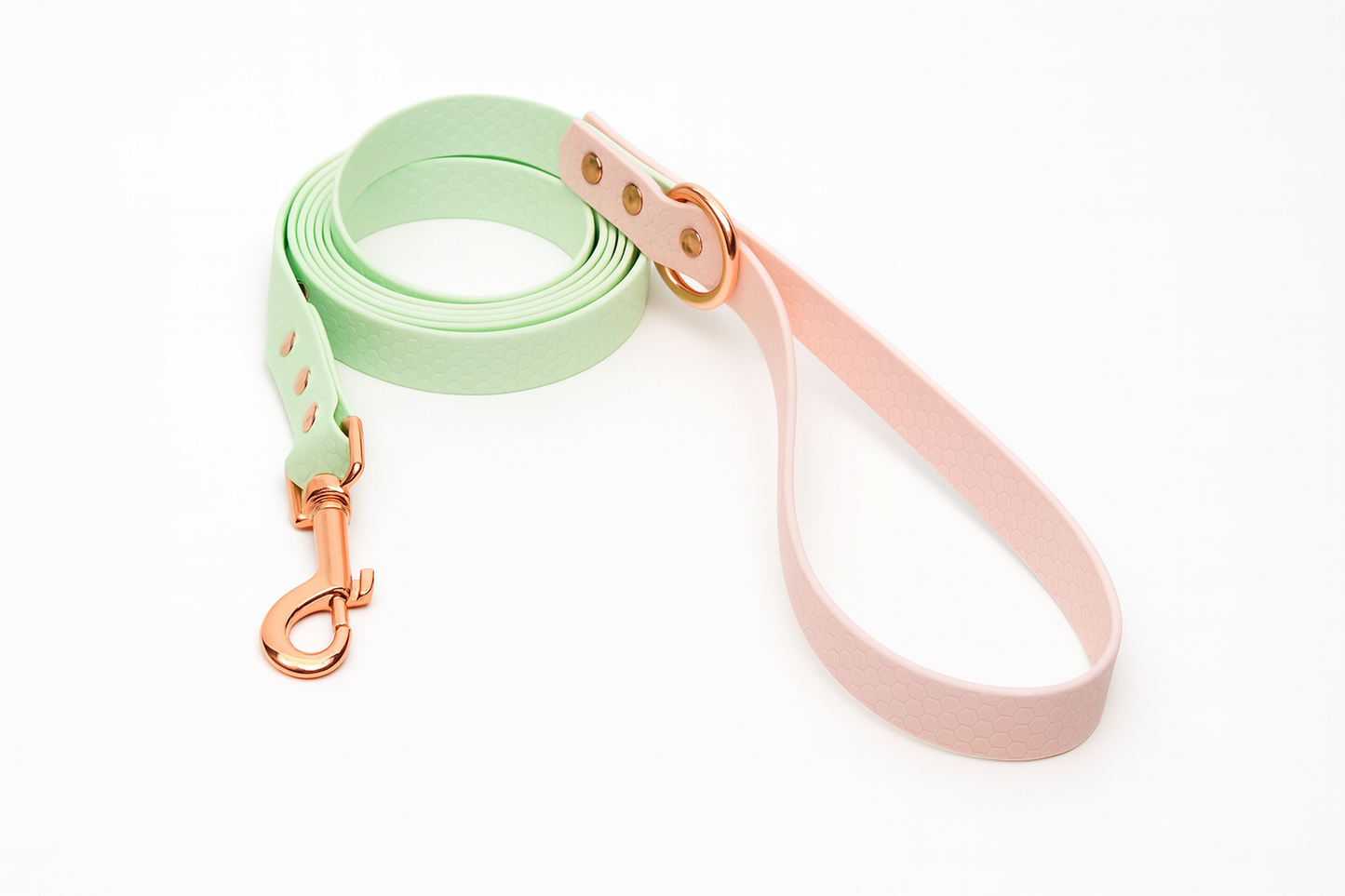 DOUBLE COLOR pavadėlis su Rose gold akcentais