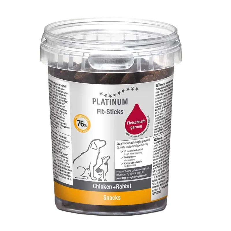 Platinum kramtomosios lazdelės su vištiena ir triušiena 300 g