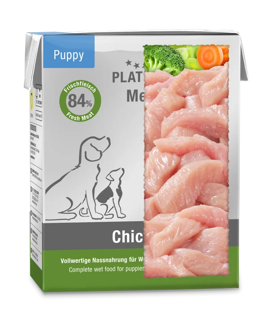 Platinum paštetas Puppy su vištiena jauniems šunims