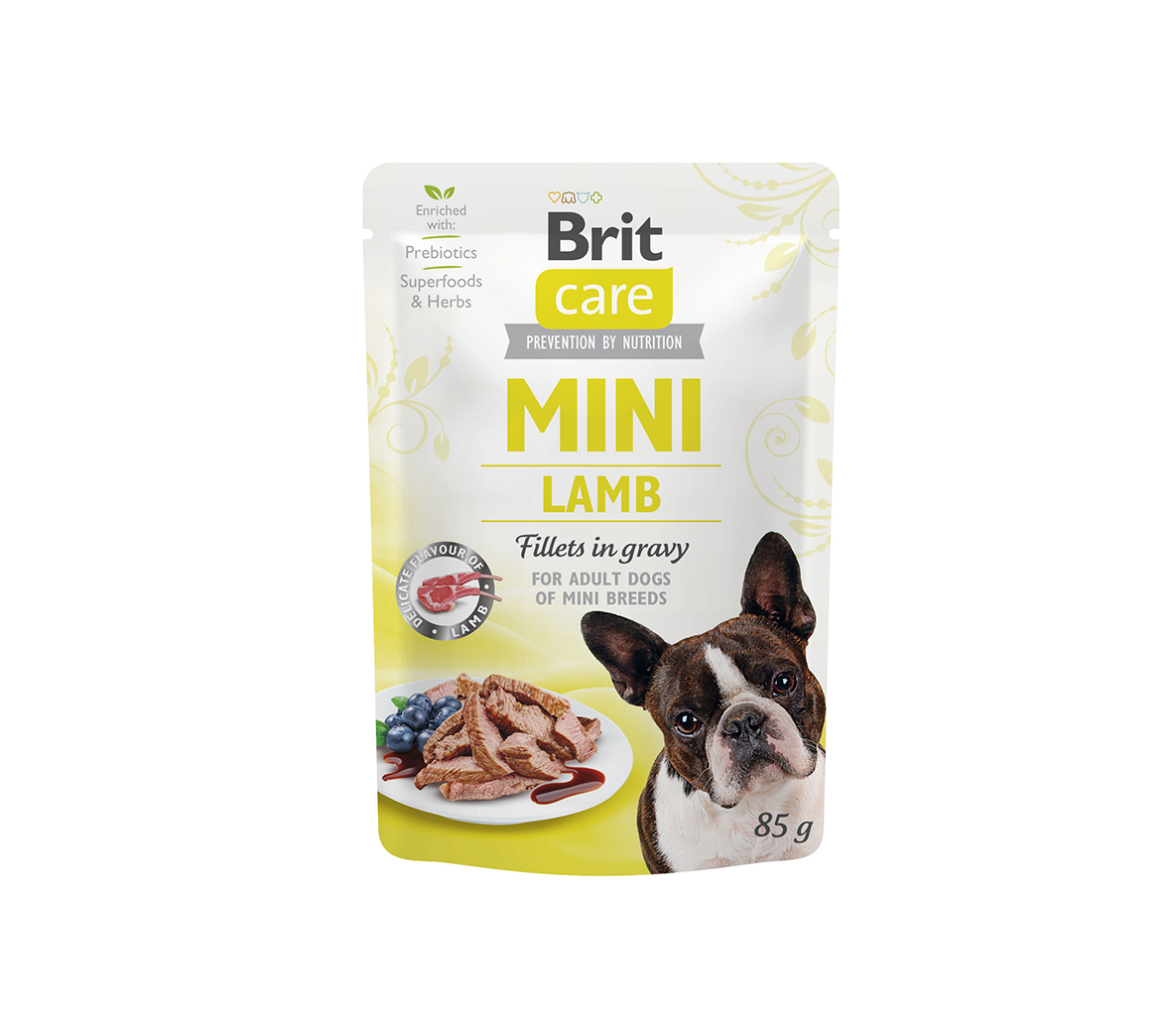 Brit Care Mini kons. šunims maiš. Lamb fillets in gravy 85 g