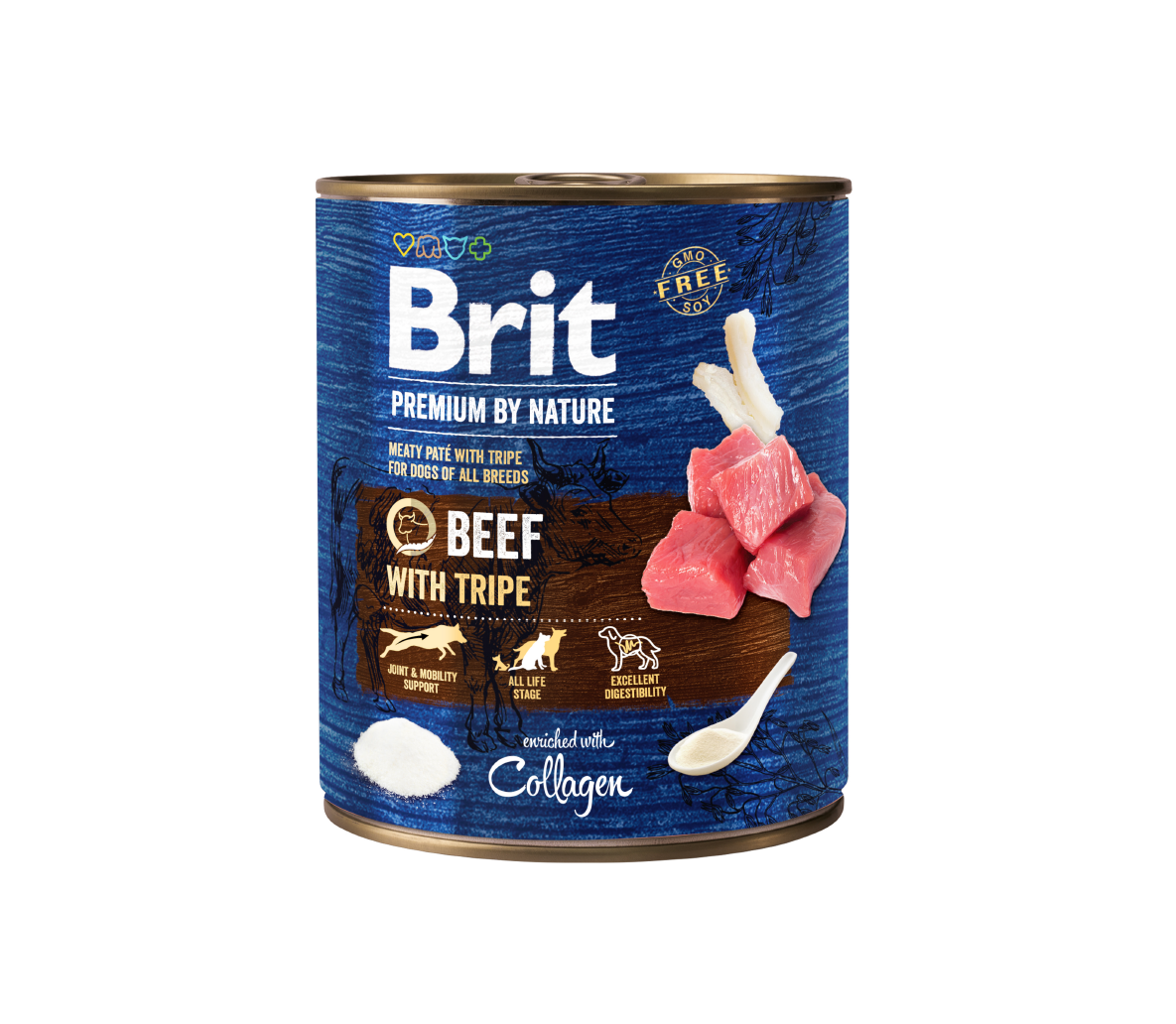 Brit Premium by Nature kons. šunims Beef with Tripes 400 g