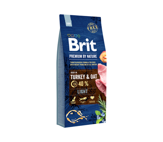 Brit Premium By Nature Light s.m. šunims 3 kg