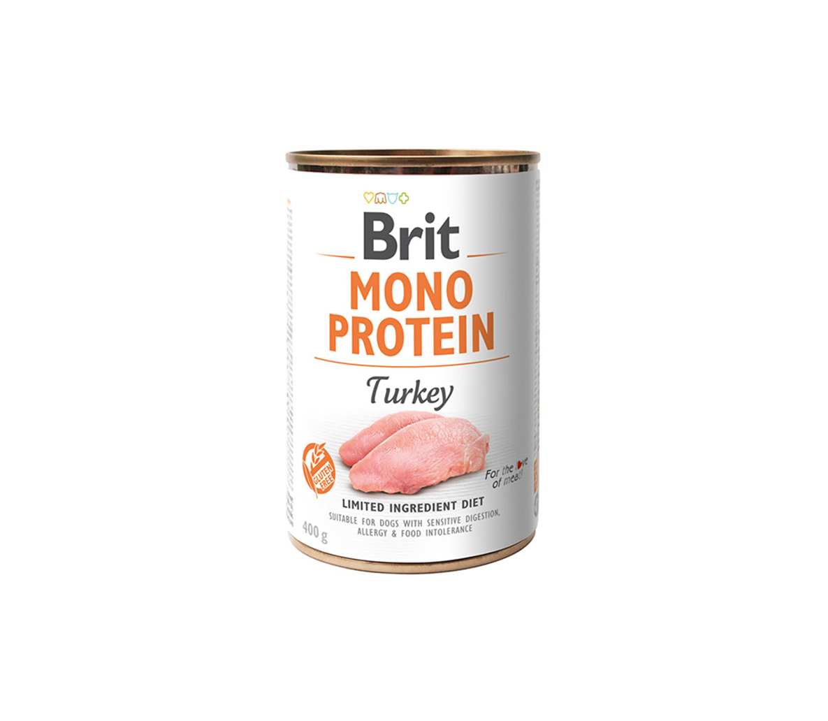 Brit Care kons. šunims Mono Protein Turkey 400 g