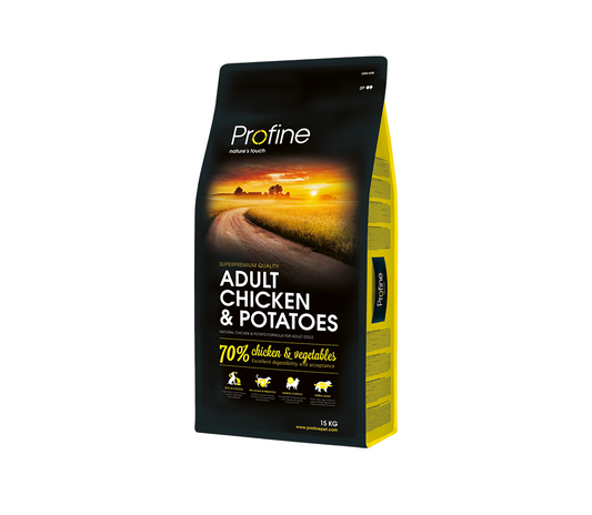 Profine Adult Chicken sausas maistas šunims su vištiena 15 kg