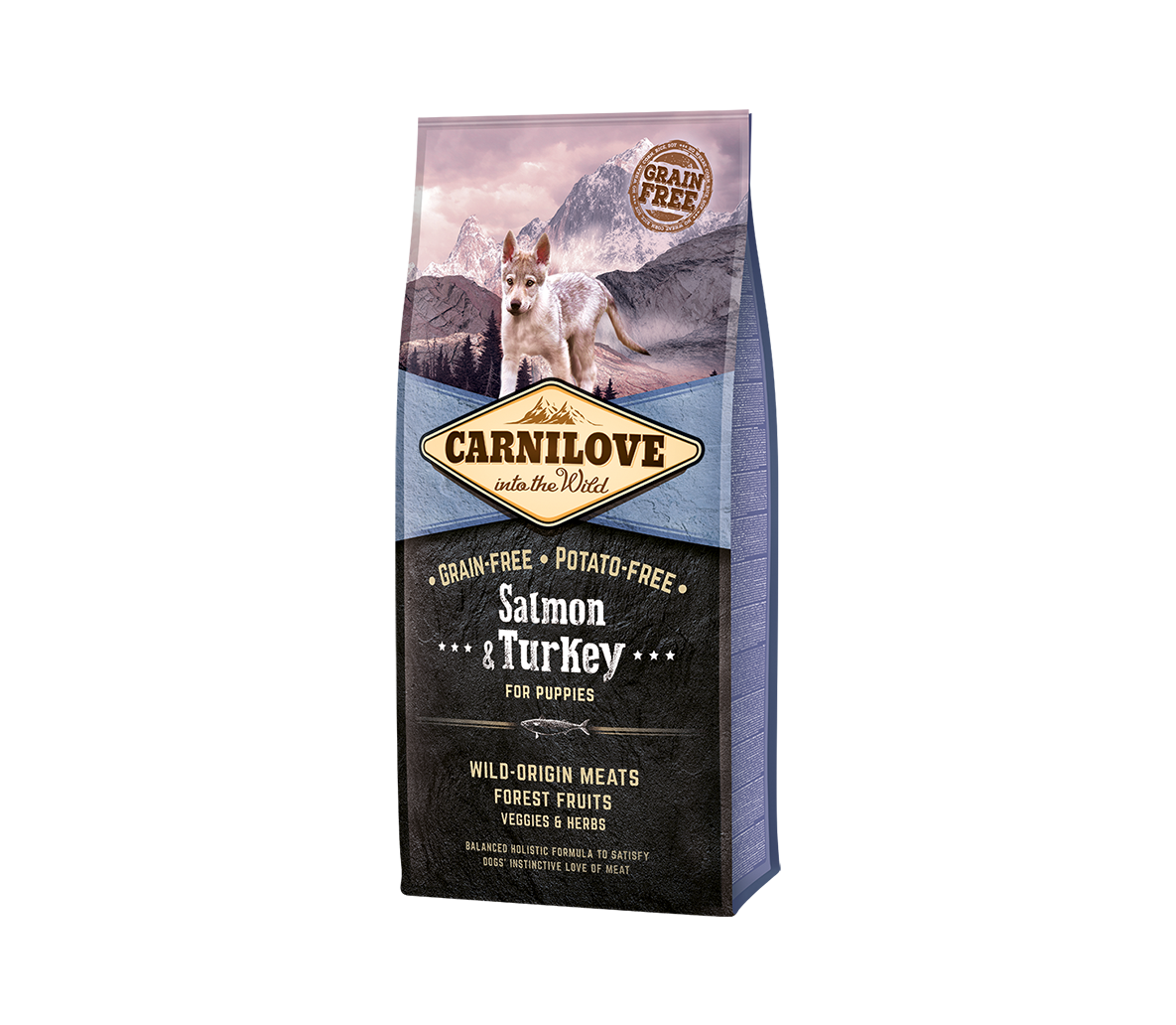 Carnilove Salmon&Turkey Puppy s.m. šunims 12 kg