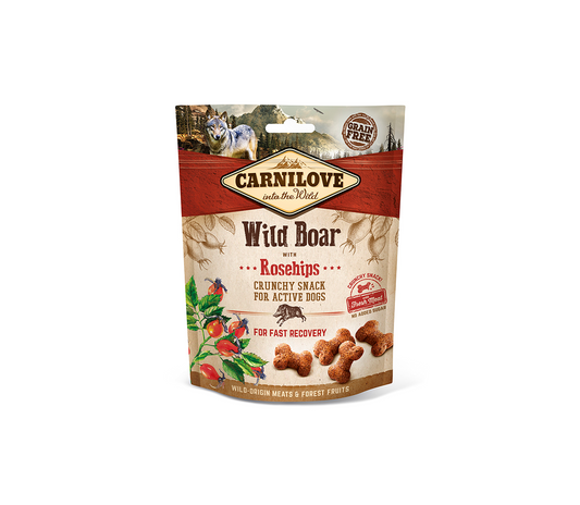 Carnilove Dog skanėstas Wild Boar with Rosehips with fresh meat 200 g