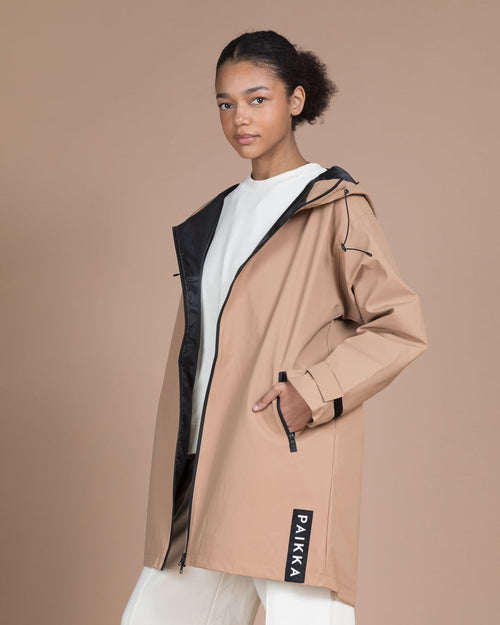PAIKKA Human Raincoat Lite Taupe W