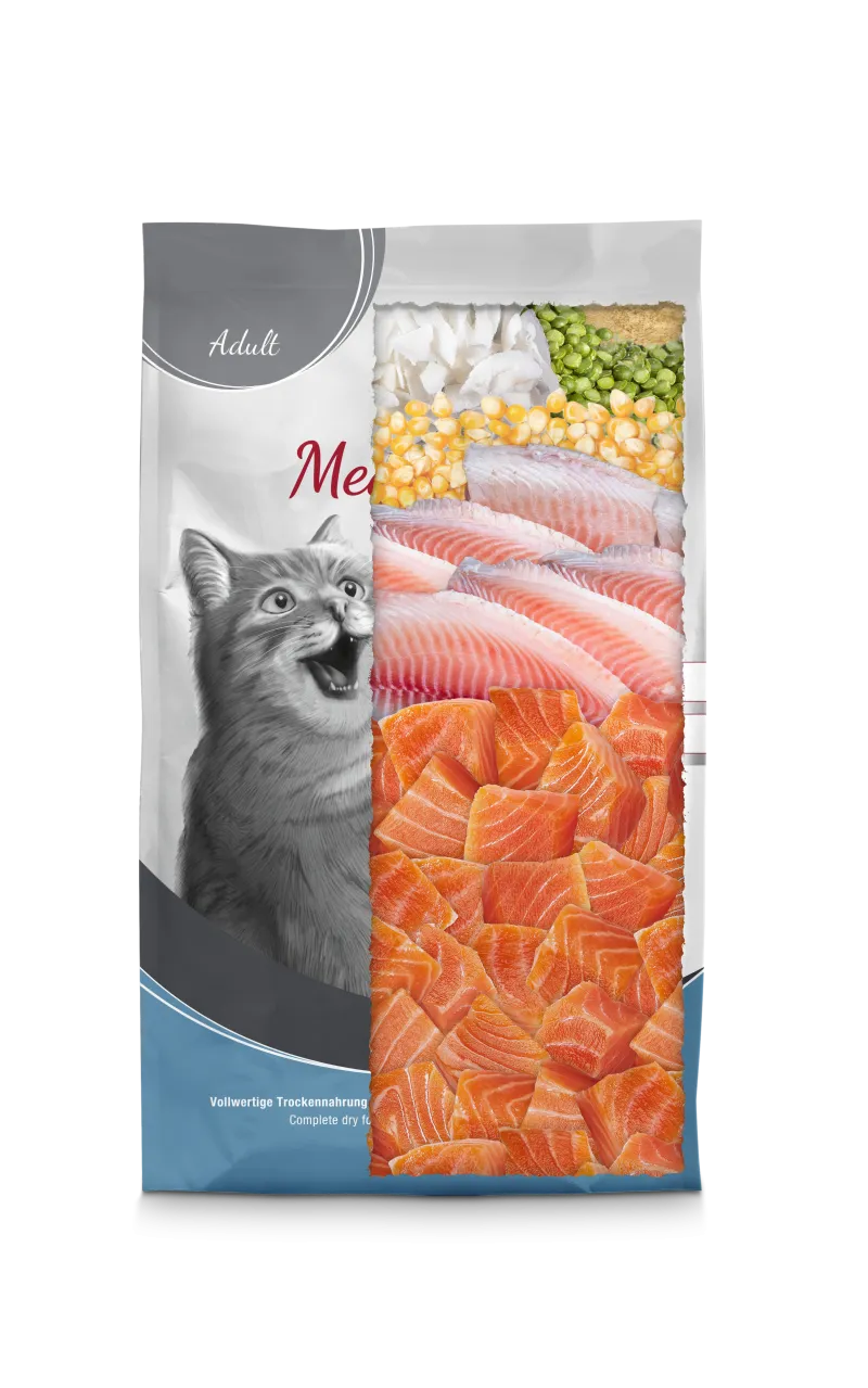 Platinum MeatCrisp sausas pašaras suaugusioms katėms su žuvimi 4