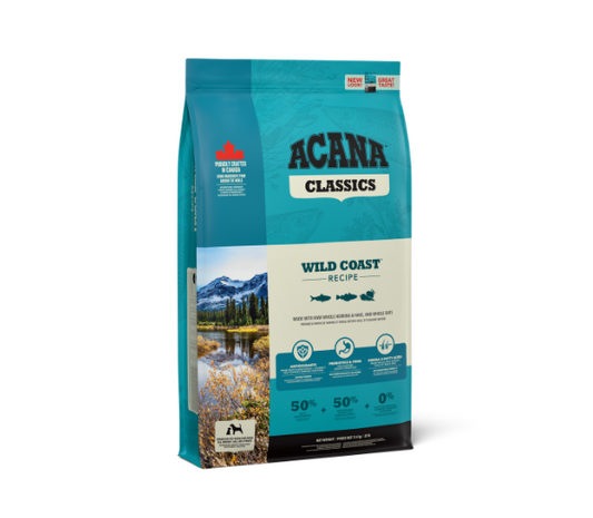 ACANA Classics Wild Coast sausas maistas šunims 2 kg su jūros gėrybėmis
