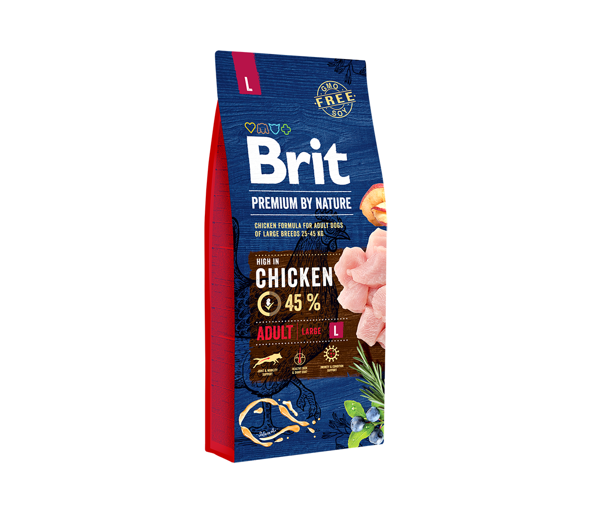 Brit Premium By Nature Adult L s.m. šunims 15kg