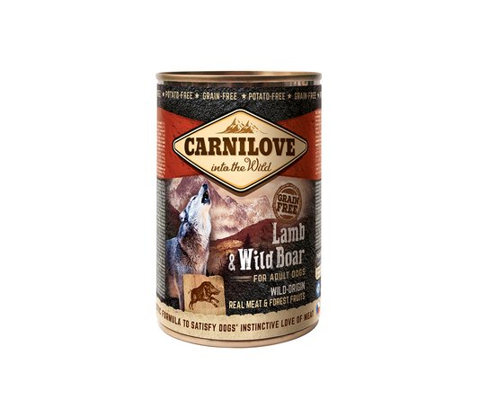 Carnilove kons. šunims Wild Meat Lamb&Wild Boar 400 g