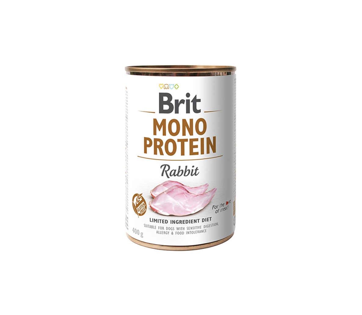 Brit Care kons. šunims Mono Protein Rabbit 400 g