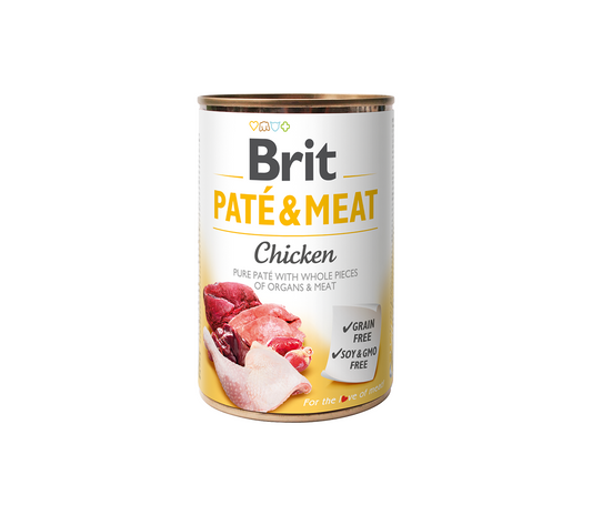 Brit Care kons. šunims Chicken Pate&Meat 400 g