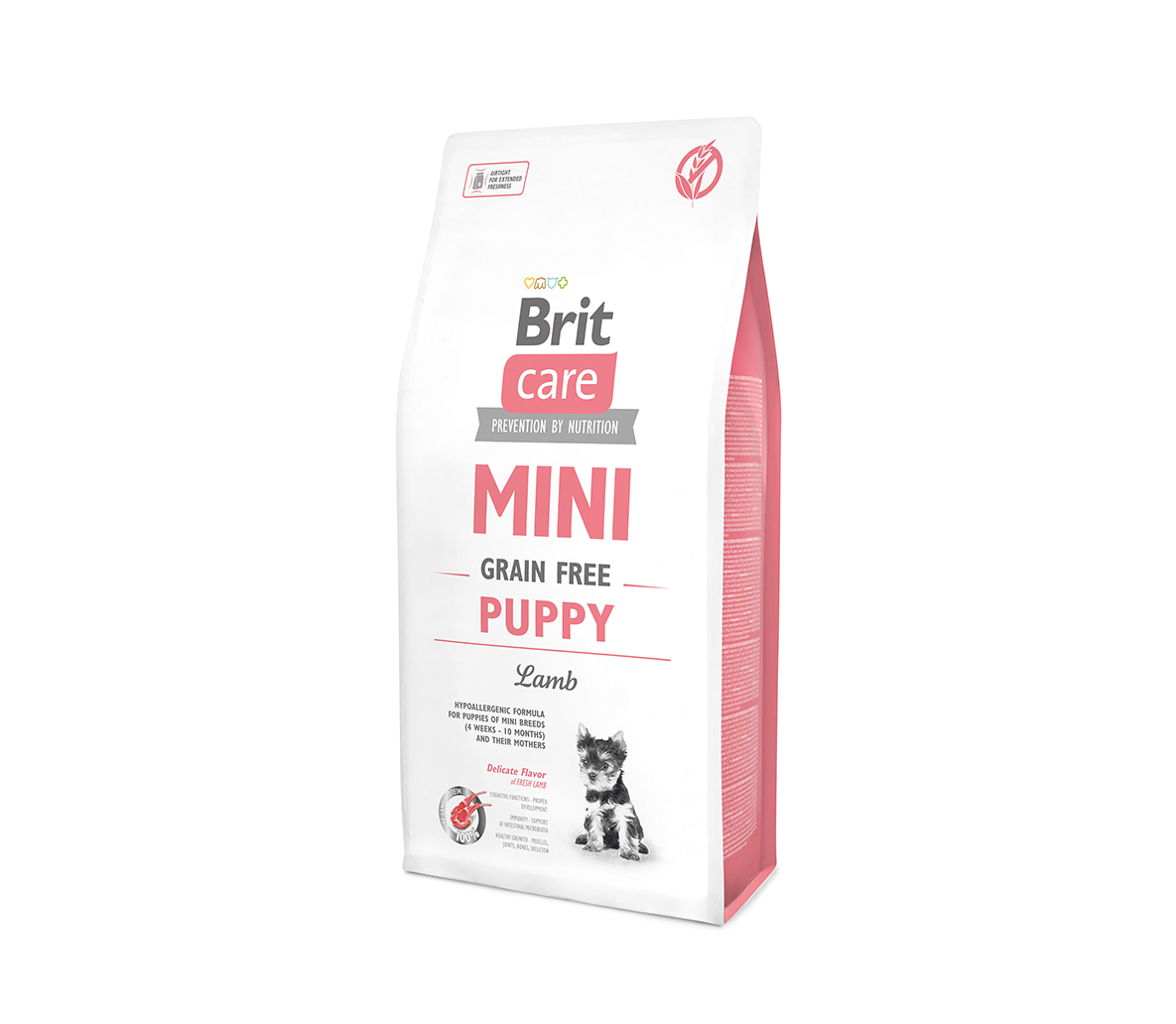 Brit Care Mini Puppy Lamb sausas maistas mažų veislių šunims su ėriena 7 kg