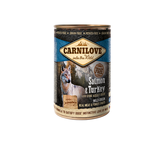 Carnilove kons. šunims Wild Meat Salmon&Turkey 400 g